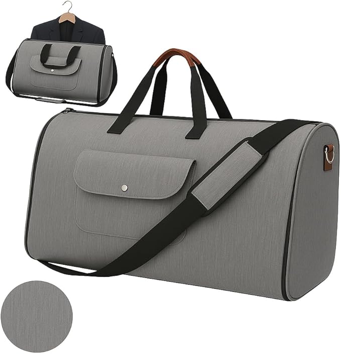 Convertible Garment Bag for Travel – 2 in 1 Carry On Duffel Suit Bag - Image 2