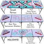 8 Foot Portable Beer Pong (8-Feet / Custom Dry Erase)
