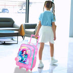 Kids Luggage for Boys Girls, Toddler Rolling Travel Carry on Suitcase - Image 5