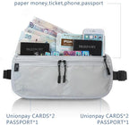Travel Passport Holder 【1 PACK】2 in 1 Slim RFID Blocking Travel Money Belt - Image 3