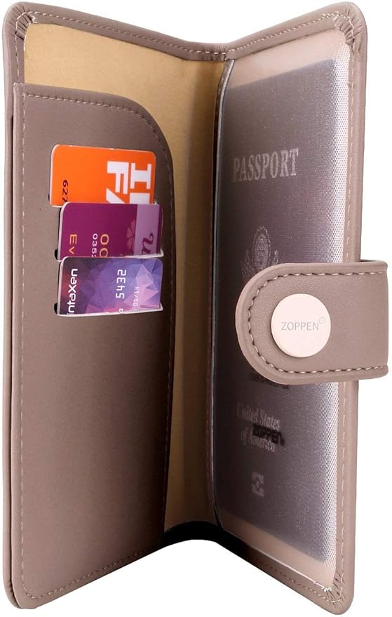 ZOPPEN Passport Holder Women, Passport Cover Travel Wallet Rfid Blocking - Image 3