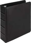 Samsill Vintage Leather Mini 3 Ring Binder 2 Inch Round Ring, 5.5 x 8.5 Inch by Samsill