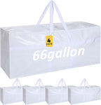 4 Pcs 66 Gallon Large Moving Bags by Clysee