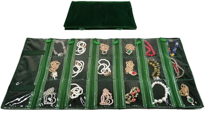Travel Jewelry Roll Bag Portable Organizer Pouch - Image 5