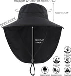 Home Prefer Outdoor UPF50+ Sun Hat Wide Brim Mesh Fishing Hat - Image 2