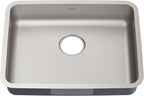 KRAUS Dex 25-inch Undermount 16 Gauge Stainless Steel Single Bowl ADA Kitchen by KRAUS
