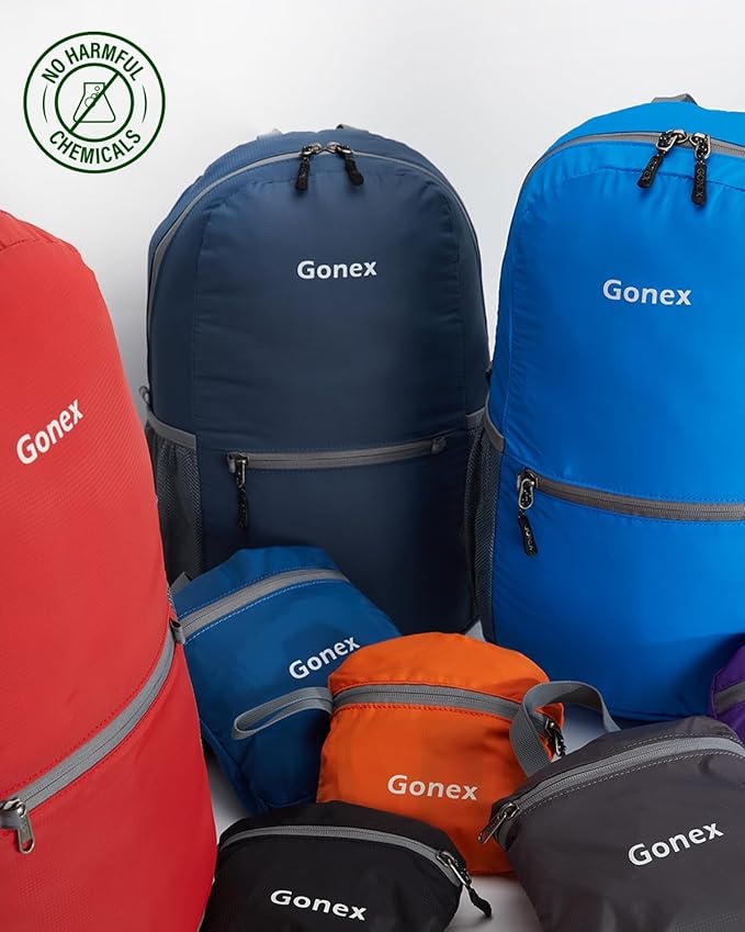 Gonex 30L Ultra Lightweight Packable Backpack, Handy Foldable Daypack - Image 6