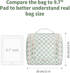 Narwey Hanging Toiletry Bag for Women Travel Makeup Bag Organizer Toiletries - Image 6
