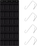 Over the Door Shoe Organizer, 24 Large Breathable Mesh Pockets, Hanging Storage by Unknown