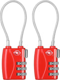 ZHEGE TSA Locks for Luggage 3 Digit Cable Padlock by ZHEGE