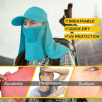 Foldable Sun Cap, Fishing Hats, UPF 50+ Protection Caps - Image 5