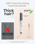 Europe Travel Curling Iron Mini: Dual Voltage Curling Iron for Traveling - Mini Travel Curling Irons 1 Inch with US Plug,Black 450℉ for Thick/Coarse Short Hair