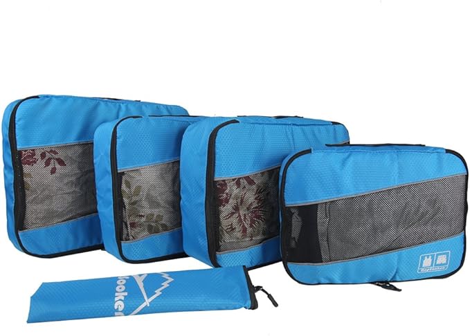 5 Set Packing Cubes for Travel Large Suitcase Luggage Organizer Bags Travel - Image 2