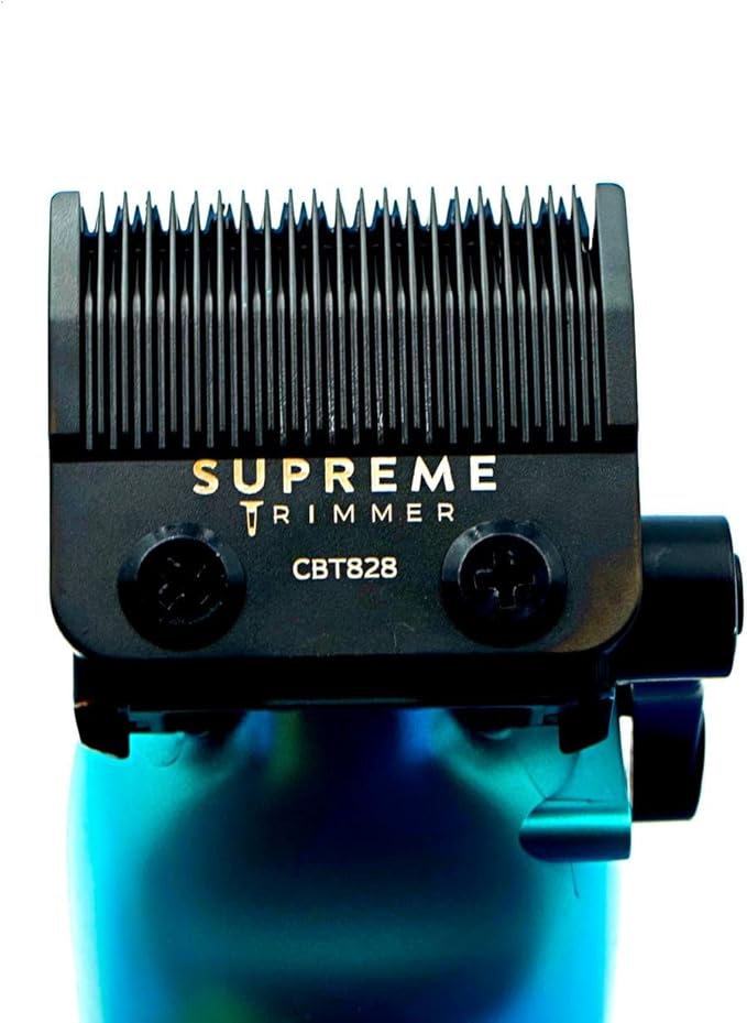 Supreme Trimmer Vader Clipper with DLC Taper Blade STC5098 | 210 Min Run Time 7500 RPM Hair Trimmer | Professional Brushless Motor Barber Clipper | Light Blue