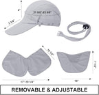 Foldable Sun Cap, Fishing Hats, UPF 50+ Protection Caps - Image 3