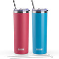 koodee 20 oz Skinny Tumbler Stainless Steel Double Wall Insulated Water Tumbler by koodee