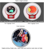 MosaiRudo Thicker Luggage Cover Elastic Suitcase Cover Protector Fits 18-32 - Image 9