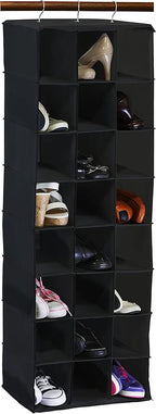 SIMPLE HOUSEWARE Hanging Closet Organizers 24 Section Shoe Shelves by SimpleHouseware