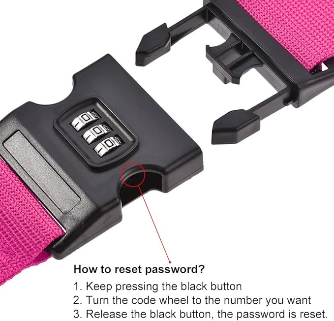 uxcell Luggage Straps Suitcase Belts - Image 2