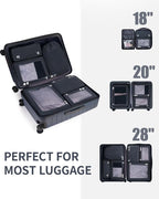 ECOHUB 7 Set Packing Cubes Tear-Resistant Luggage Packing Organizers - Image 7