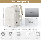 Travel Backpack for Women, Carry On Backpack Flight Approved, Personal Item - Image 9