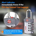Forge 4-Digit Combination Lock, TSA Approved Locks - Image 4