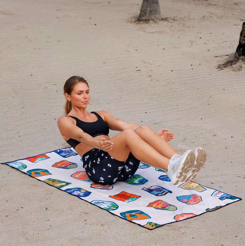 Athletic Running Towel (National Parks Cream)