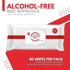 Mediwiper 500 Wipes Alcohol-Free Sanitizing Wipes Disinfecting Large Unscented - Image 8