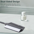 3 Pcs Black Smoothing and Sectioning Brush Set - Double-Sided Comb for Edge Teasing, Professional hair coloring tools, multifunctional hair brush for Dancing Hairstyling