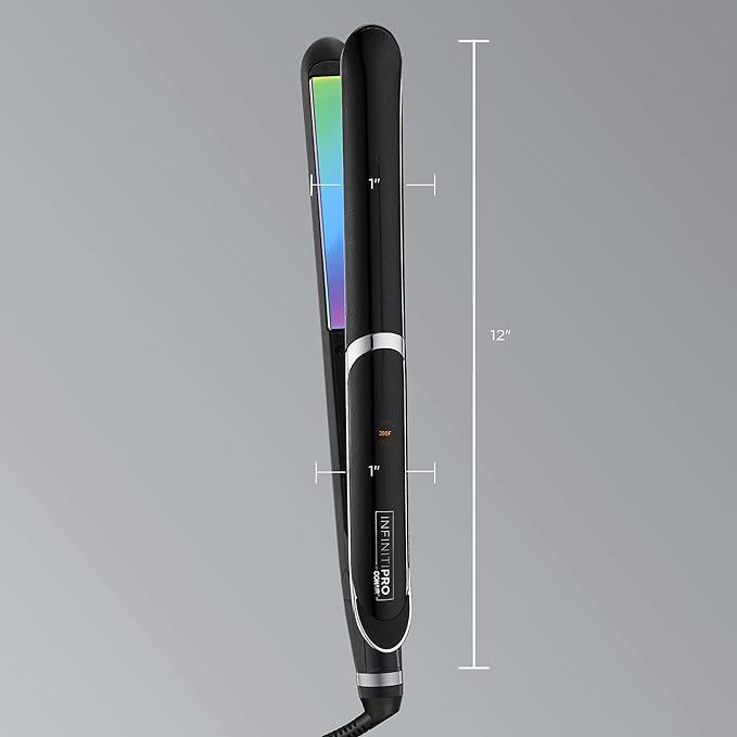 INFINITIPRO BY CONAIR Rainbow Titanium Flat Iron, 1-inch
