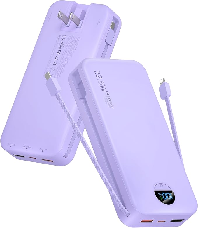 Portable Charger, 20000mAh 22.5W USB C Fast Charging Power Bank by CITICR