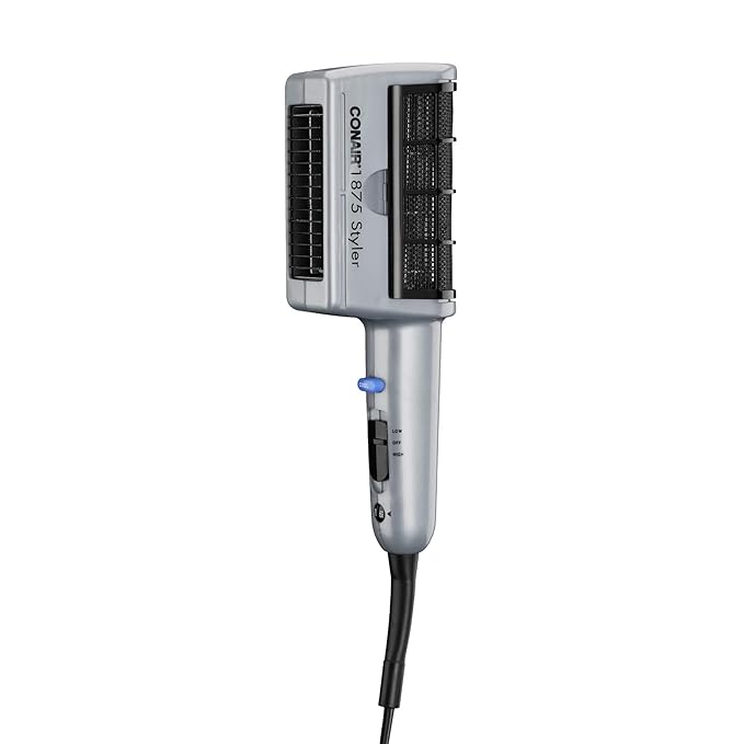 Conair 3-in-1 Styling Hair Dryer, 1875W Hair Dryer with 3 Attachments