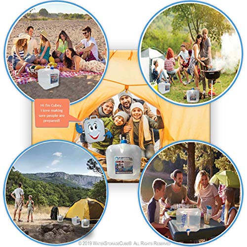 Collapsible Water Container with Spigot