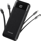 charmast Portable Charger with Built in Cables, Power Bank with Cords Wires by Charmast