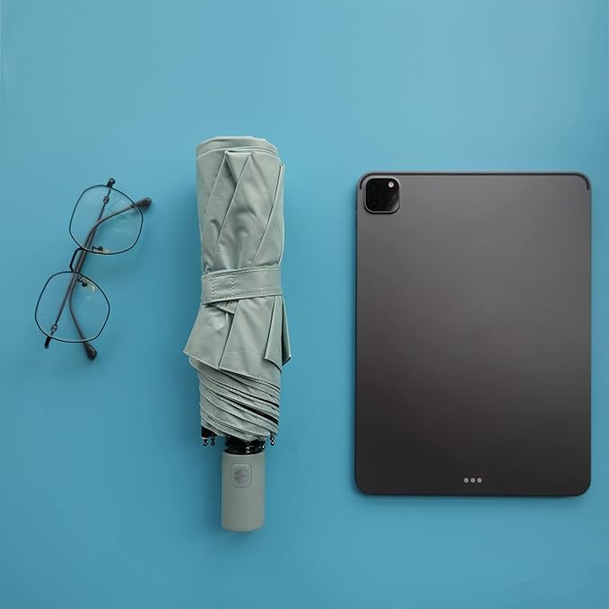 BAODINI Small UV Protection Travel Umbrella Compact - Image 4