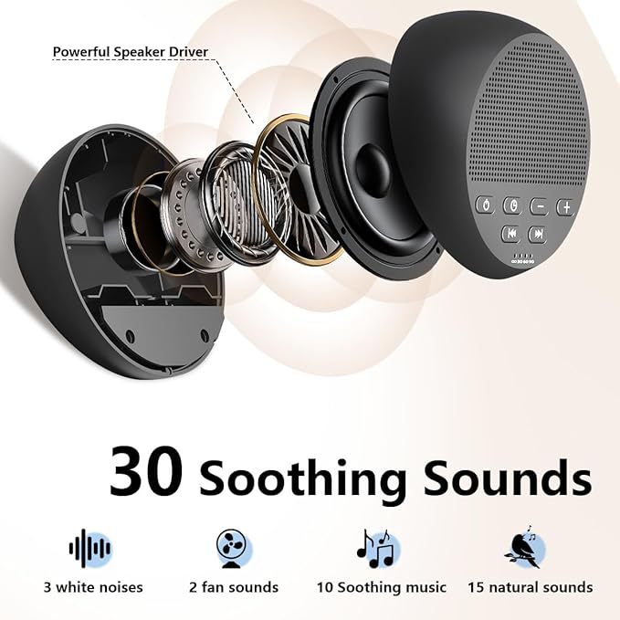 Sound Machine Portable Rechargeable White Noise Machine - Image 2