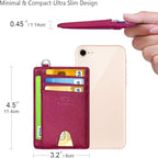 FurArt Slim Minimalist Wallet, Front Pocket Wallets, RFID Blocking, Credit Card - Image 7