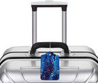 Blue and Gold Marble Luggage Tags - Image 5