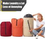 Extra Large Laundry Bag 115L, College Dorm Room essentials, Laundry Backpack Bag - Image 6