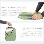 BAGAIL 6 Set Ultralight Compression Packing Cubes Packing Organizer - Image 3