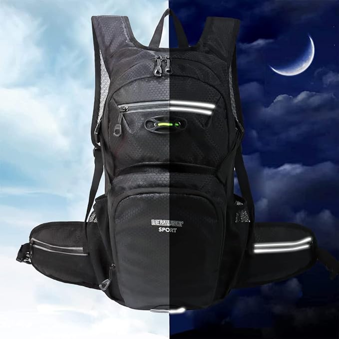 Hiking Daypack Waterproof Biking Backpack 15L Lightweight Durable Backpack - Image 7