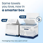 Clean Skin Club Clean Towels XL®, 100% USDA Biobased Face Towel, Disposable - Image 2