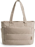 BAGSMART Tote Bag for Women, Lightweight Puffy Tote Bag by BAGSMART