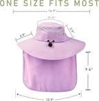 Fishing Hat Breathable Wide Brim Sun Hats - Image 6