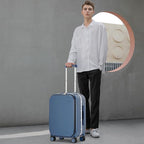 mixi Carry On Luggage, Travel Rolling Luggage Aluminum Frame PC Hardside - Image 2