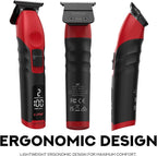 Supreme Trimmer 2Spee ST622 – Cordless Beard & Hair Trimmer for Men | 2-Speed Motor, 180 Min Runtime, Zero-Gap Adjustable Blade, Digital Display, Removable Blade Design