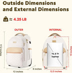 Small Rolling Backpack, Underseat Carry On Luggage - Image 5