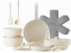 Redchef Ceramic Pots and Pans Set, Nonstick Kitchen Cookware Set by Redchef