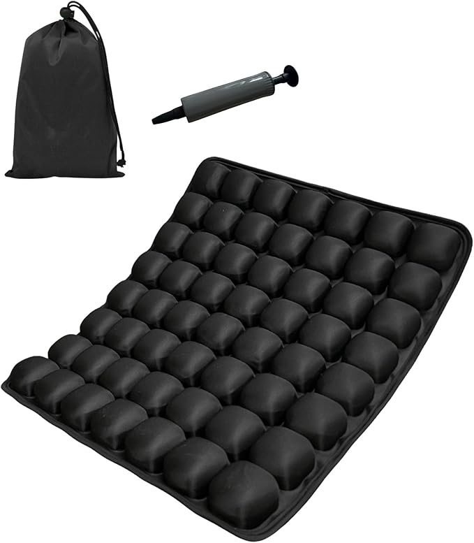 56 Air Cells Travel Cushion, 3D Inflatable Seat by Unknown
