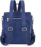 MINTEGRA Women Shoulder Backpack Multi-Pocket Nylon Purse Large Capacity - Image 4